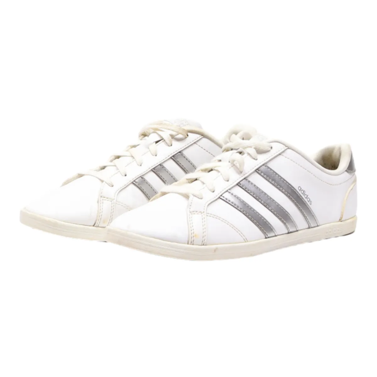 ADIDAS Coneo Sneaker Trainers White Leather Womens UK 6.5