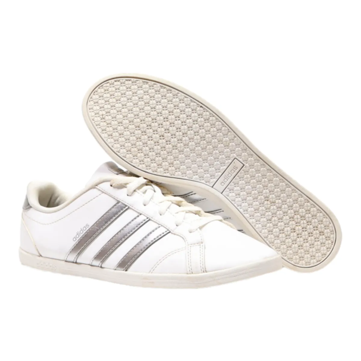 ADIDAS Coneo Sneaker Trainers White Leather Womens UK 6.5