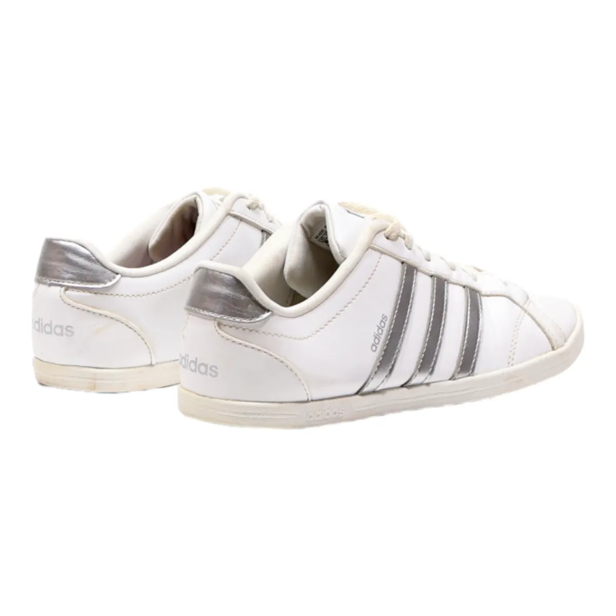 ADIDAS Coneo Sneaker Trainers White Leather Womens UK 6.5