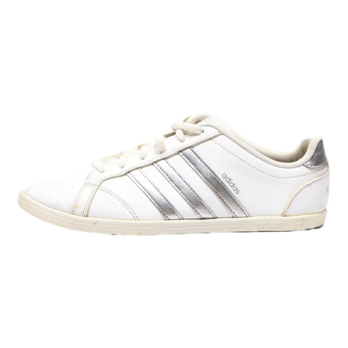 ADIDAS Coneo Sneaker Trainers White Leather Womens UK 6.5