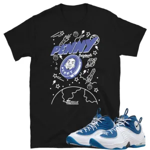 Air Penny 2 Atlantic Blue "Space Penny" Shirt