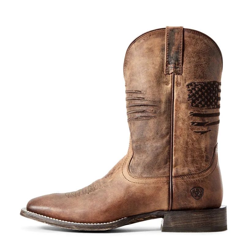 ARIAT MEN'S CIRCUIT PATRIOT WESTERN BOOT - 10029699