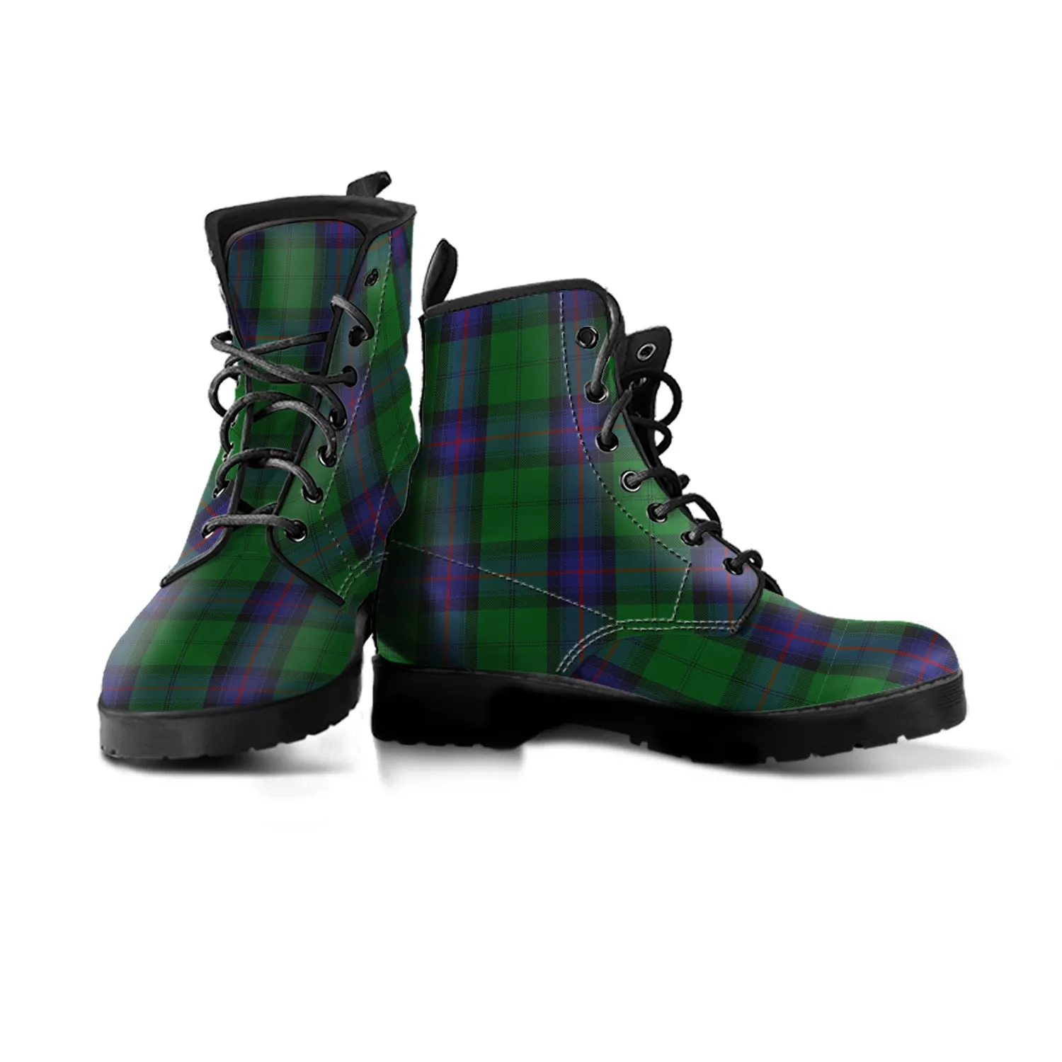 Armstrong Tartan Leather Boots