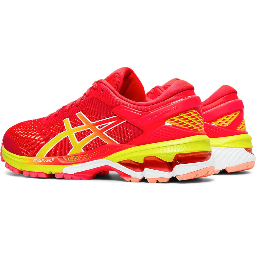 Asics Gel Kayano 26 SP Red Womens Running Shoes