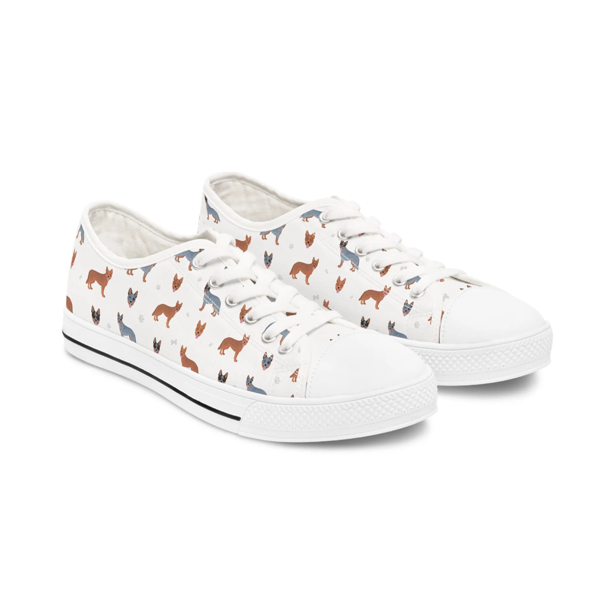 Australian Cattle Dog Women's Low Top Sneakers