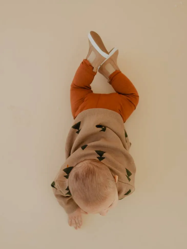 Baby Leather Boots - Tan