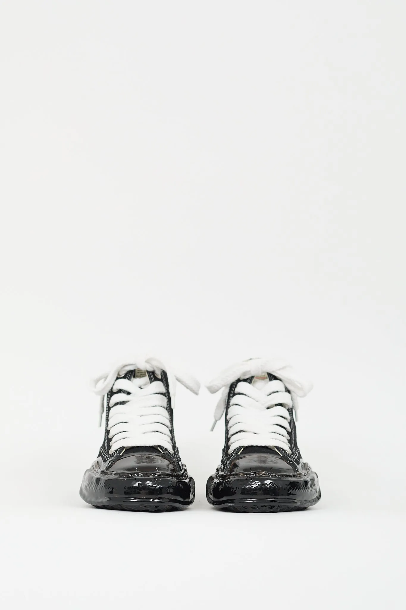 Black Canvas Sole Dip High Top Sneaker