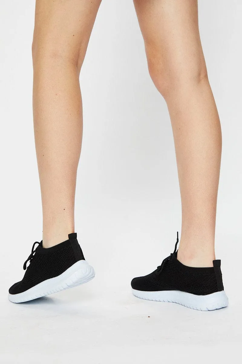 Black X Trainer Sneakers