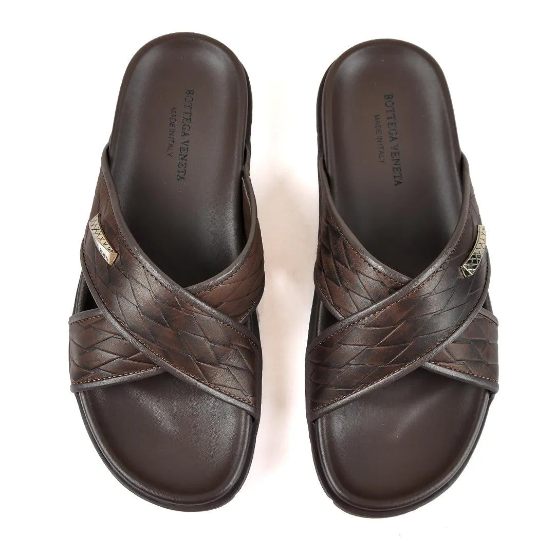 Bottega Veneta Stylish Lightweight Comfortable Slippers -Coffee