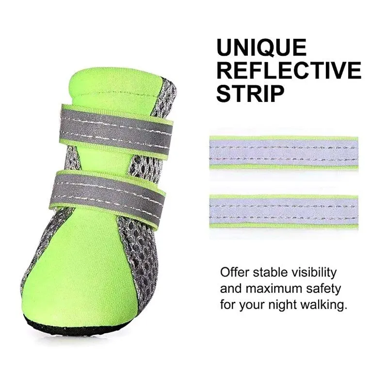 Breathable Pet Dog Shoes Waterproof Outdoor Walking Net Soft