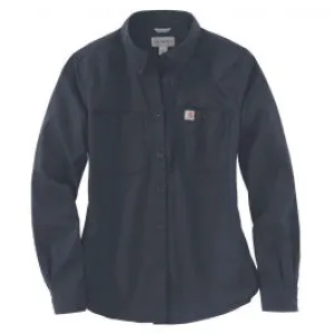 Carhartt&#x20;103106&#x20;Women&#x2019;s&#x20;Rugged&#x20;Shirt&#x20;l&#x2F;s&#x20;-&#x20;Navy