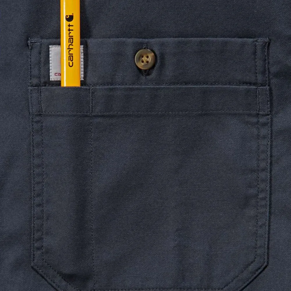 Carhartt&#x20;103554&#x20;Rugged&#x20;Flex&#xAE;&#x20;Rigby&#x20;l&#x2F;s&#x20;Work&#x20;Shirt&#x20;-&#x20;Navy