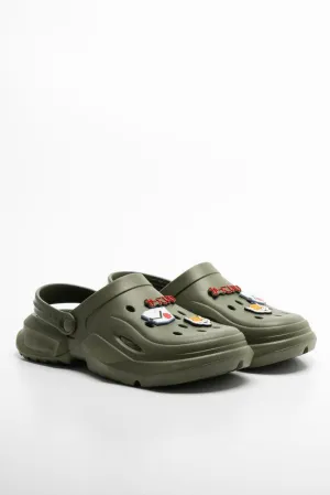 Charms Clog Dark Green