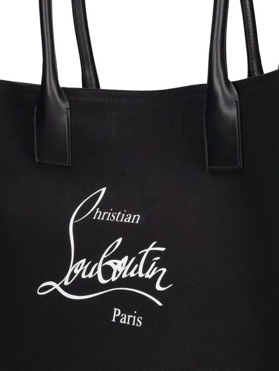 Christian Louboutin   Large Nastroloubi canvas tote bag 