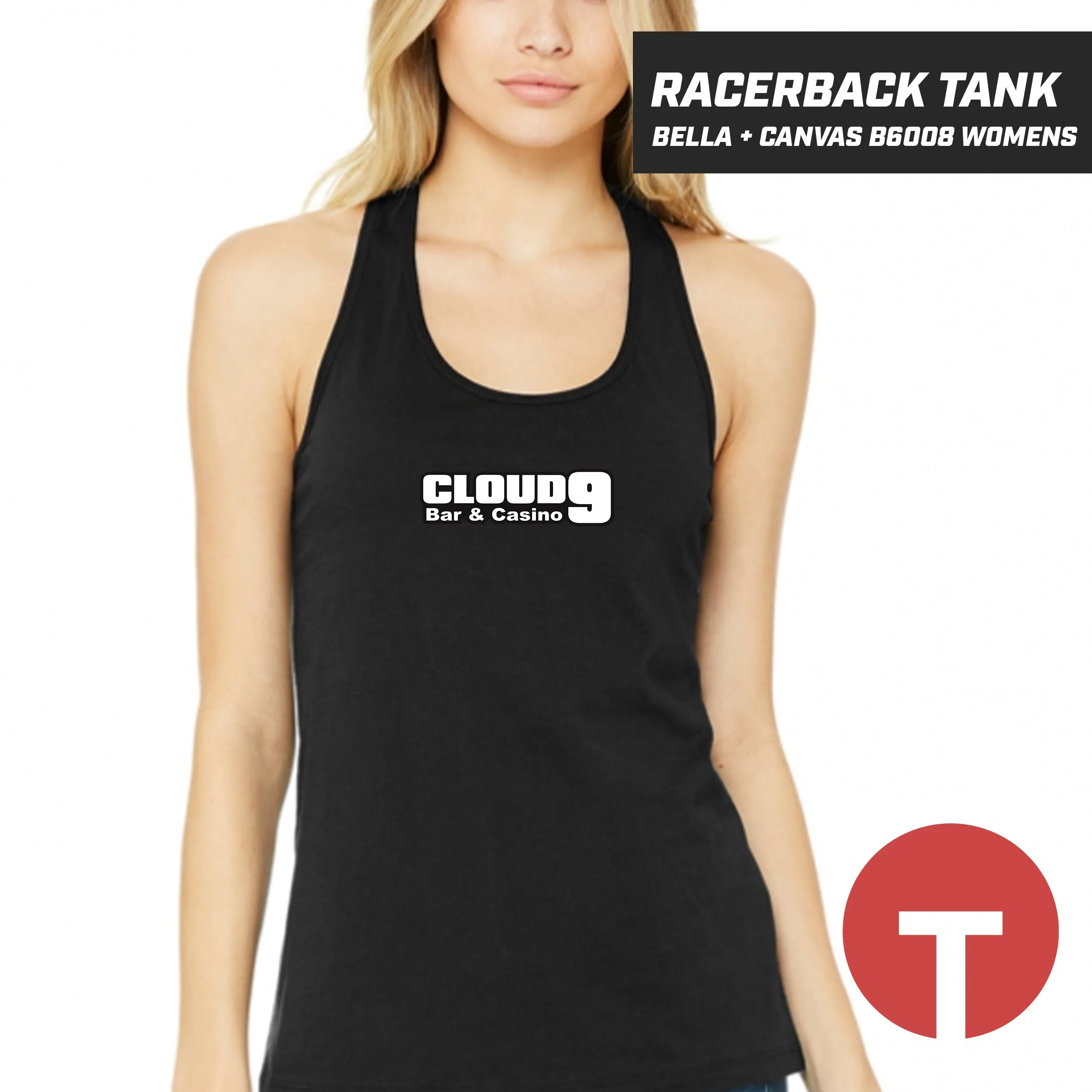 Cloud 9 - Bella   Canvas B6008 Women's Jersey Racerback Tank