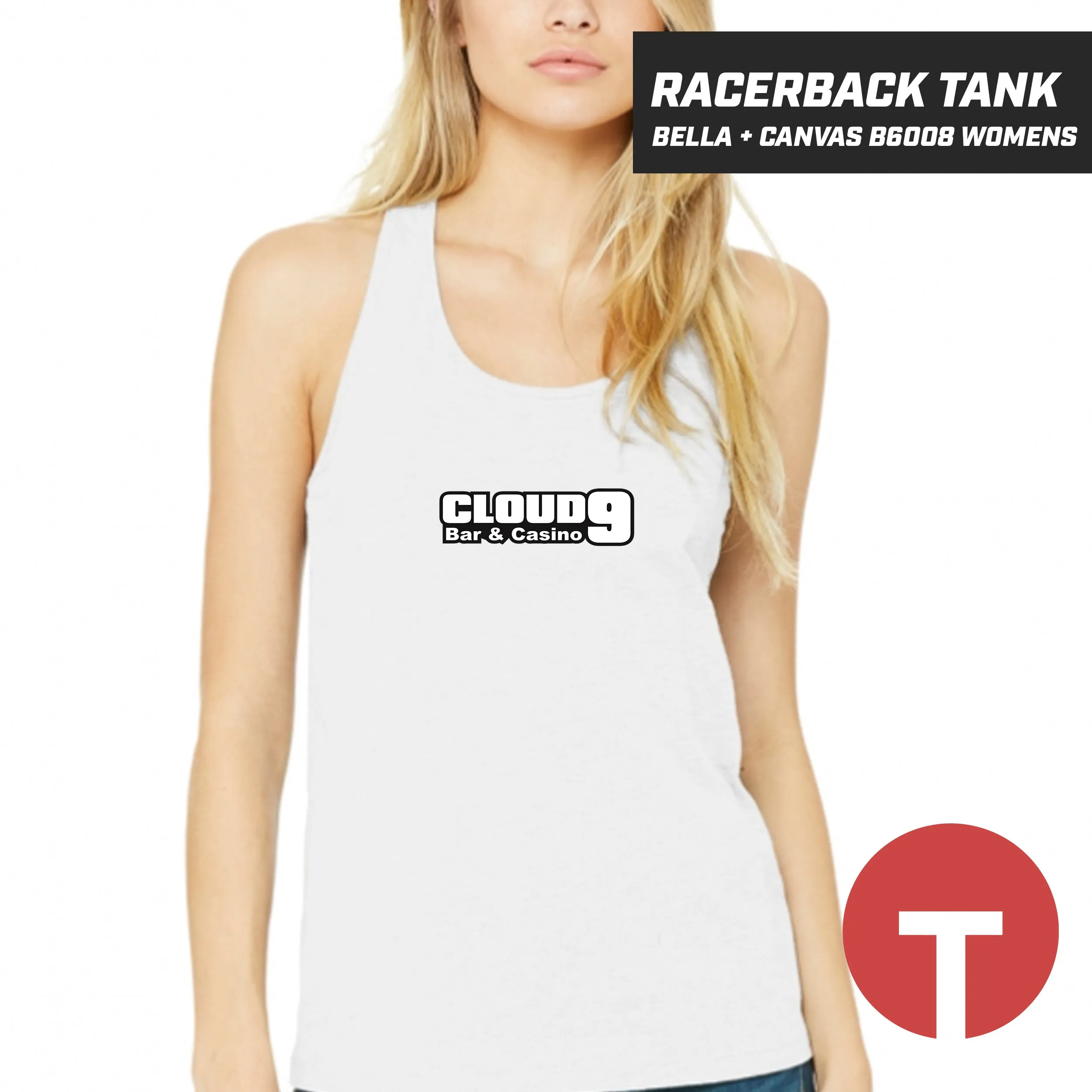 Cloud 9 - Bella   Canvas B6008 Women's Jersey Racerback Tank