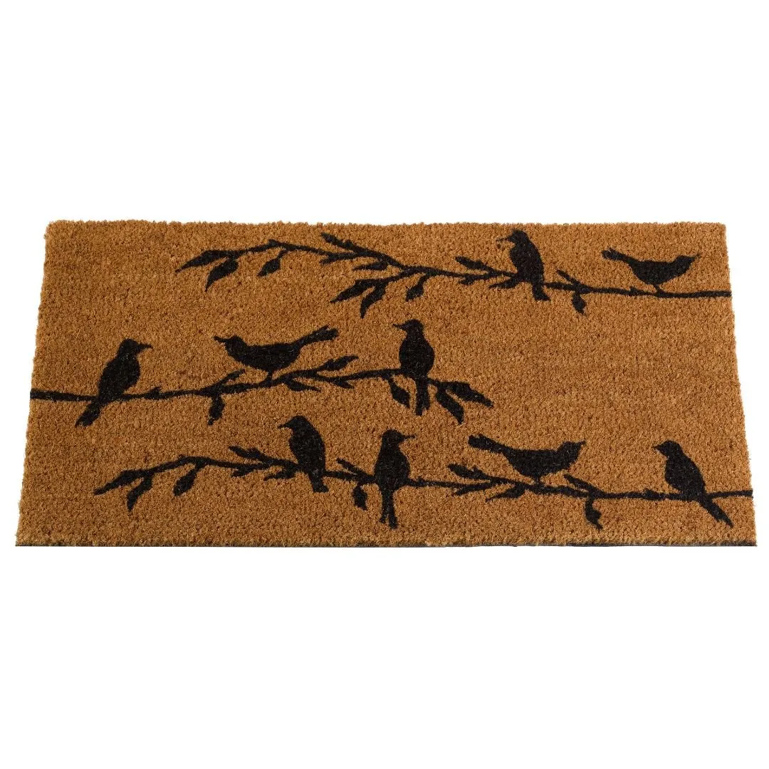 Coir Door Mat Bird Song 45 x 75cm