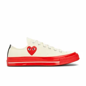 Comme des Garçons PLAY Converse Chuck '70 Red Sole Ox (Off White) P1K123