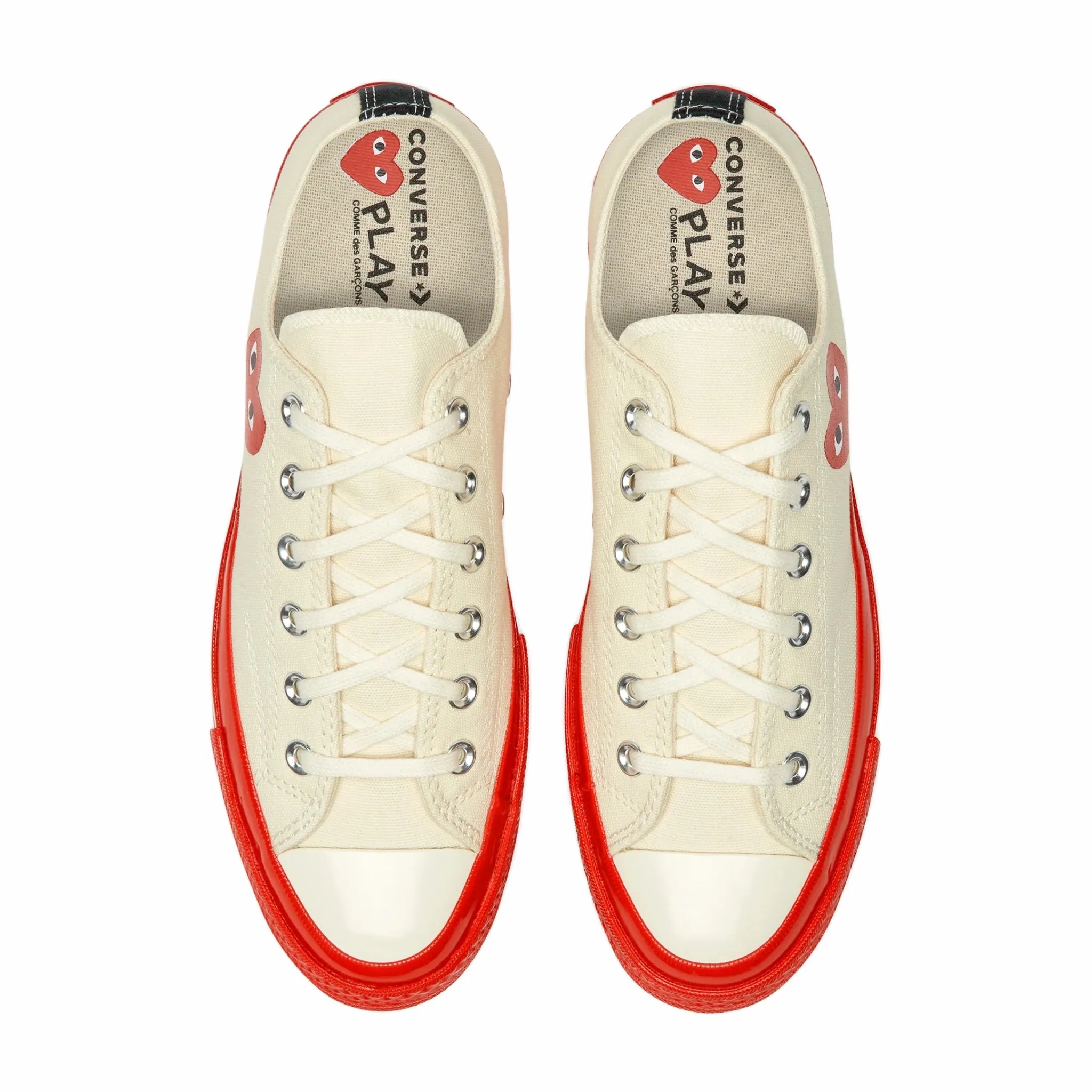 Comme des Garçons PLAY Converse Chuck '70 Red Sole Ox (Off White) P1K123