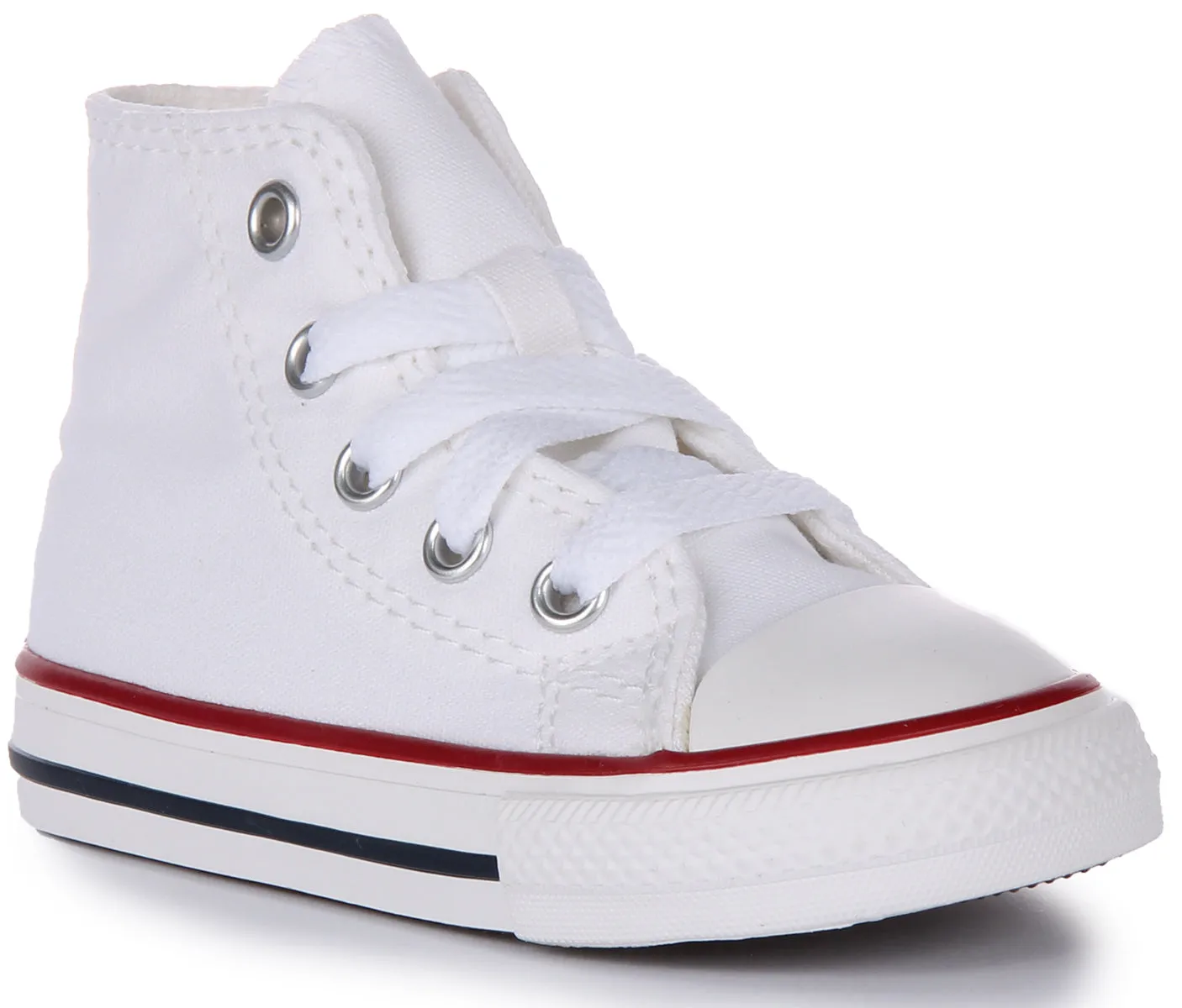 Converse All Star High 7J253C In White For Infants