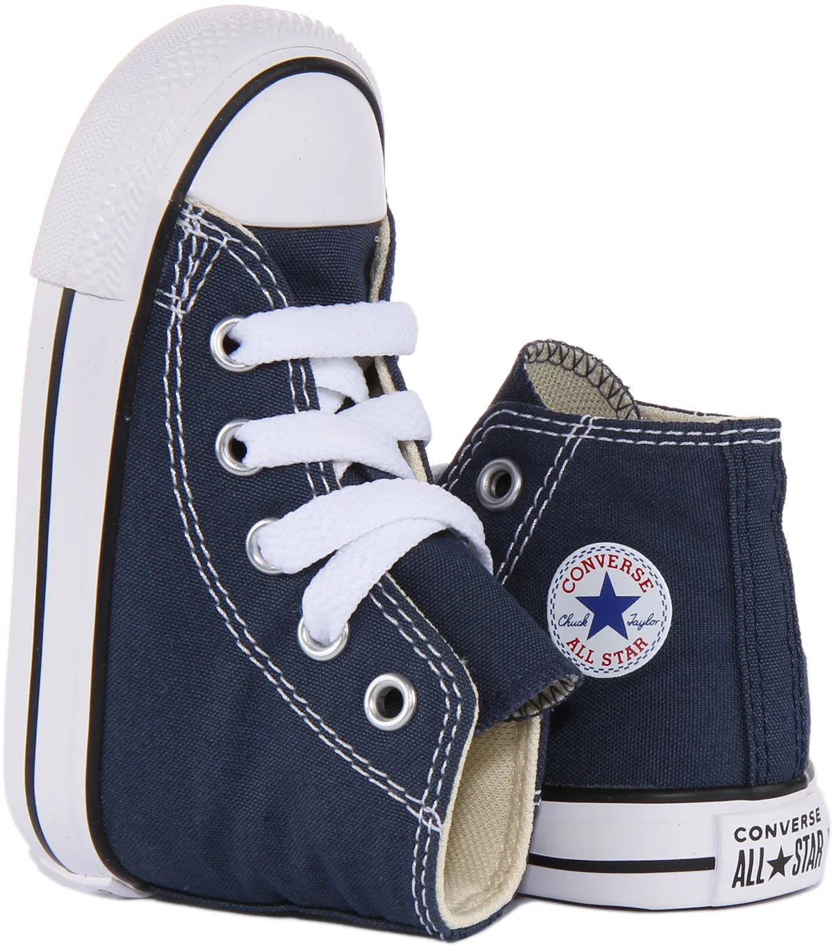 Converse All Star High In Navy For Infants