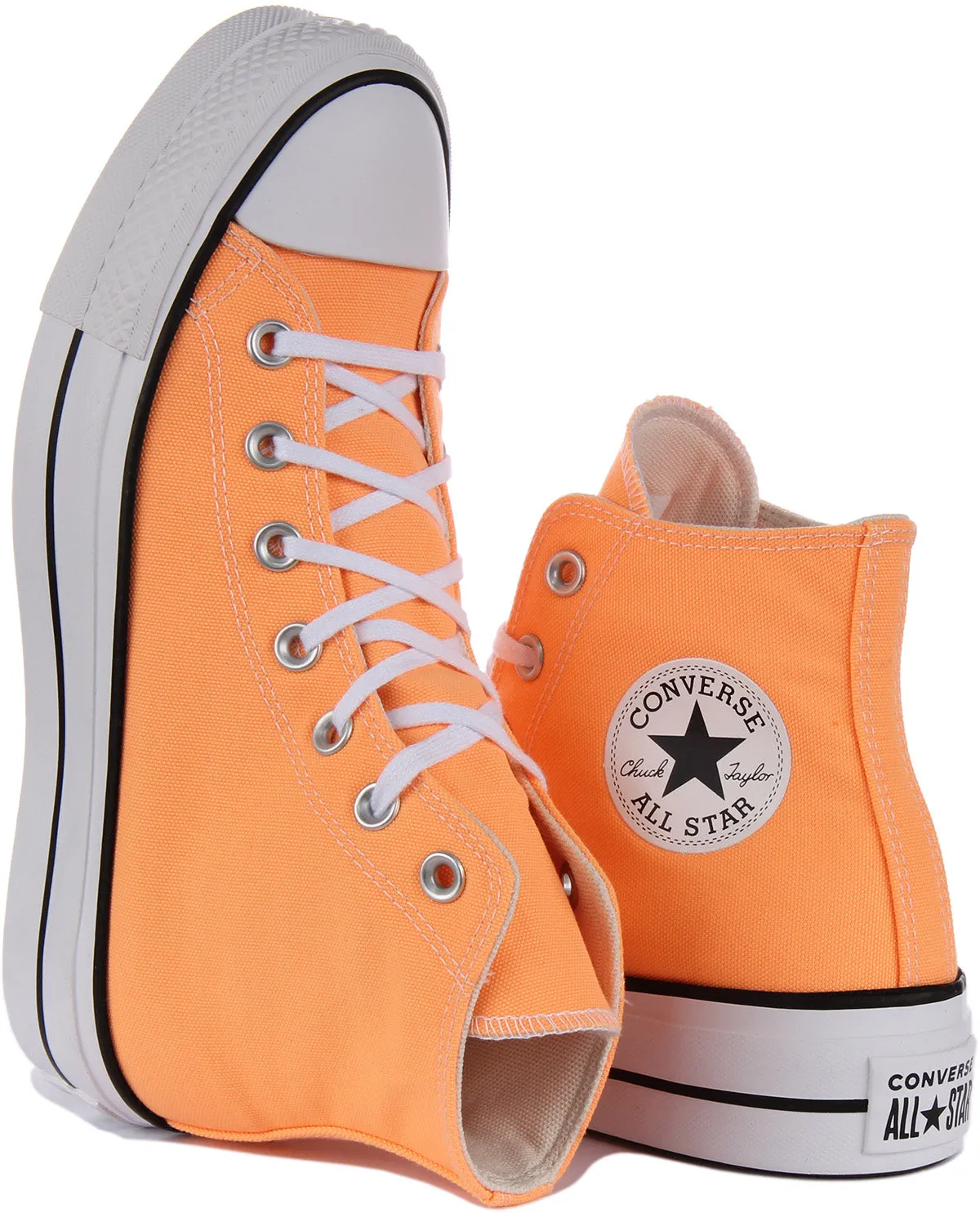 Converse All Star Lift A03052C In Orange For Women