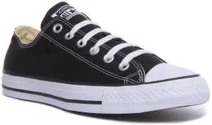 Converse All Star Low Trainer In Black For Men