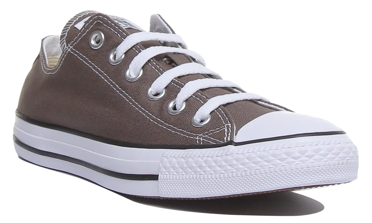 Converse All Star Low Trainer In Charcoal For Men