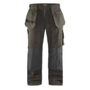 Craftsman&#x20;Trousers&#x20;1530&#x20;Groen&#x2F;Zwart&#x20;-&#x20;Bl&#xE5;kl&#xE4;der