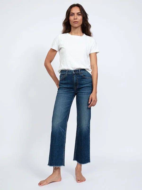 Crop wide Leg in Chevelle