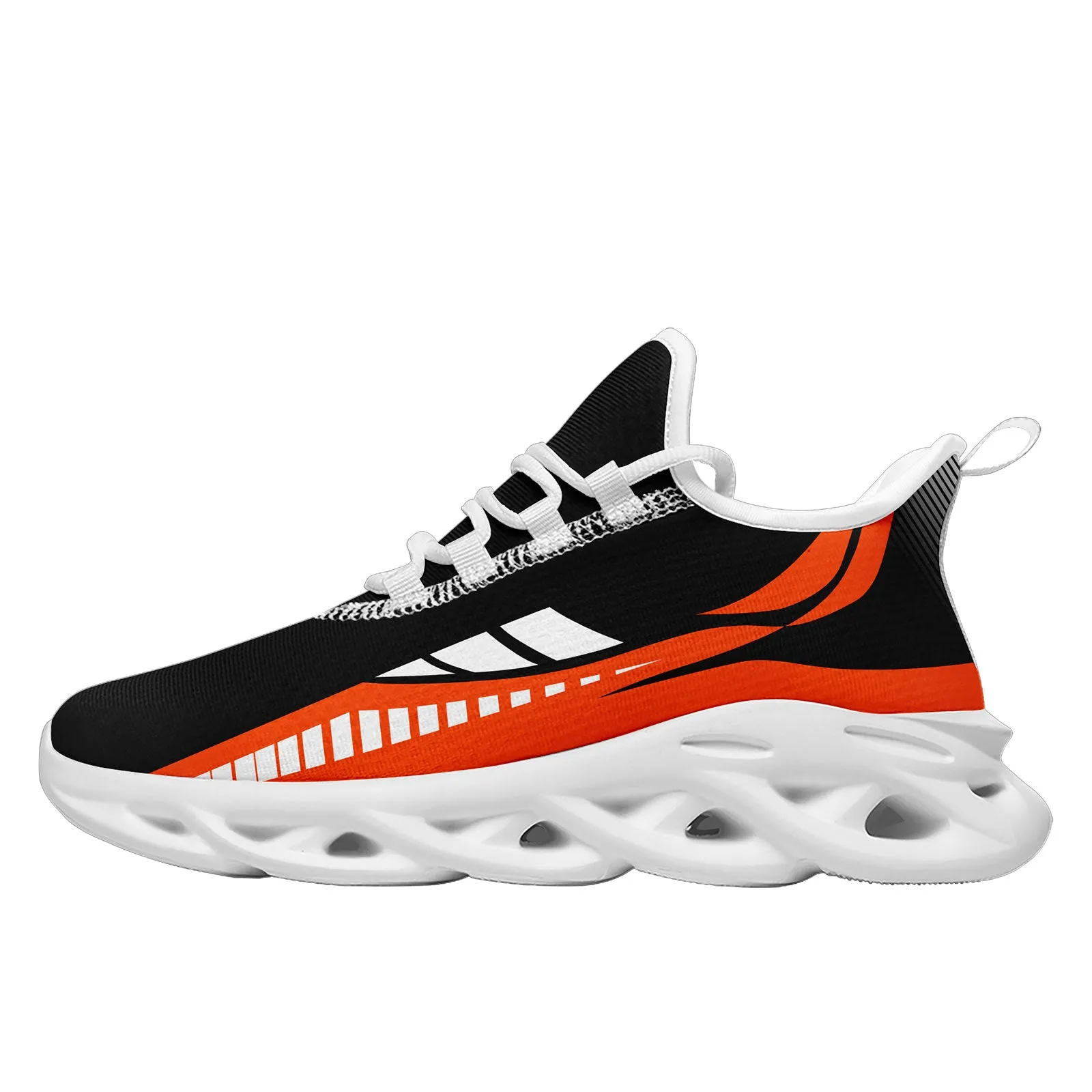 Custom Black Orange Cincinnati Maxsoul Shoes Personalized Sneaker FN003-D020325-6