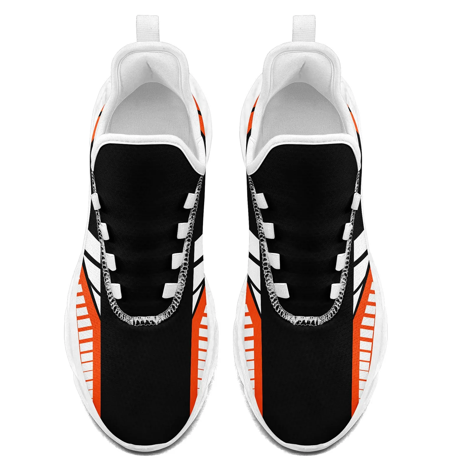 Custom Black Orange Cincinnati Maxsoul Shoes Personalized Sneaker FN003-D020325-6