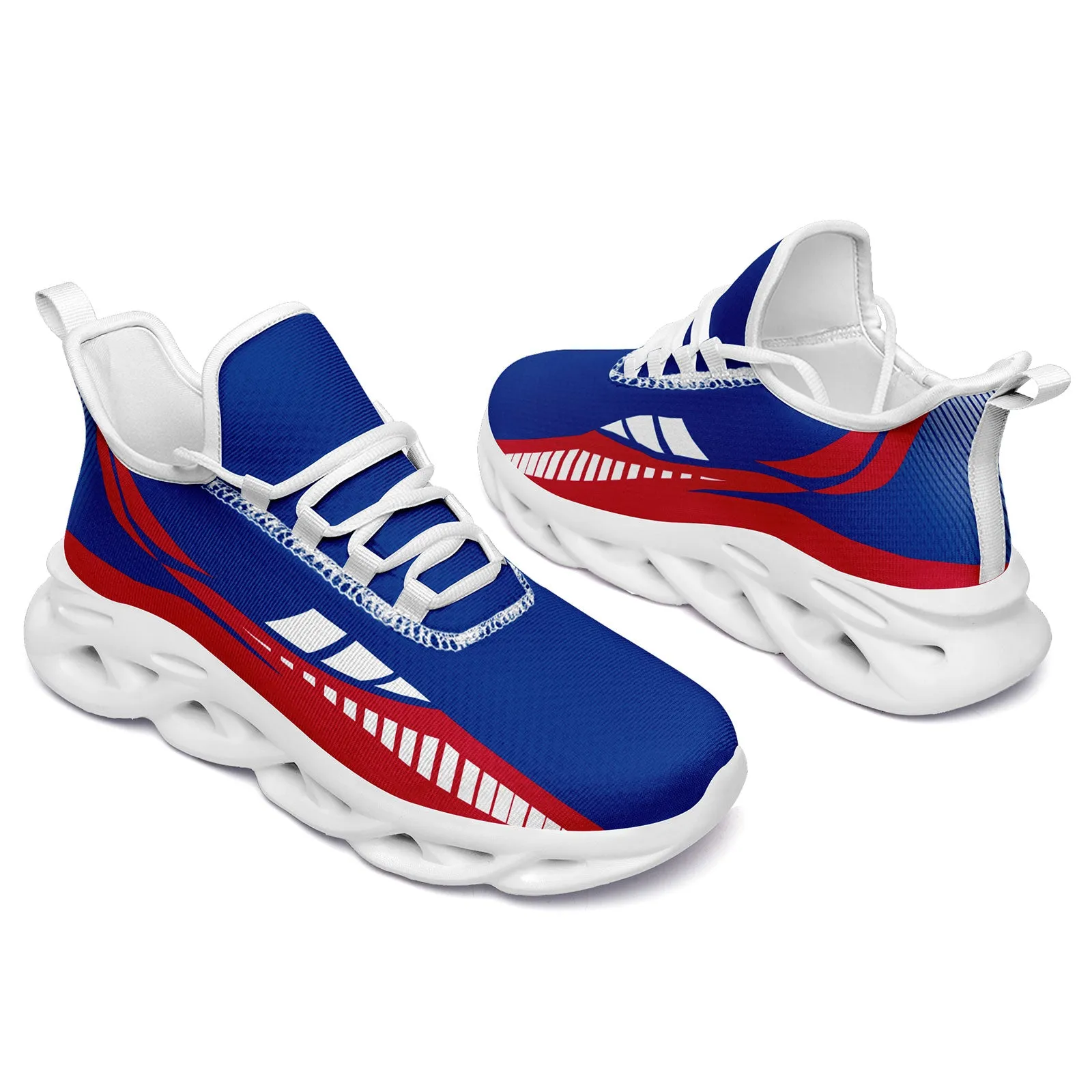 Custom Blue Red Buffalo Maxsoul Shoes Personalized Sneaker FN003-D020325-4