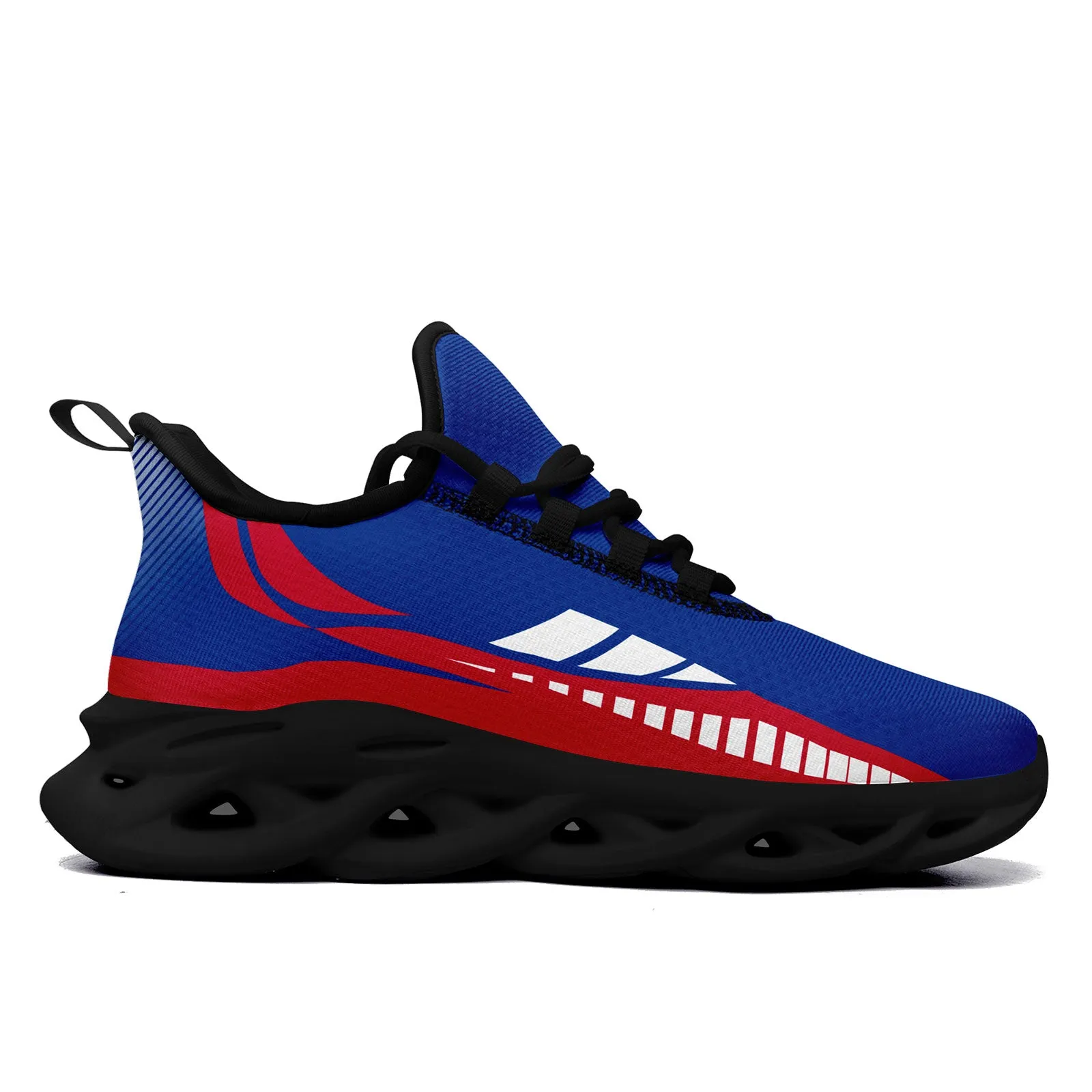 Custom Blue Red Buffalo Maxsoul Shoes Personalized Sneaker FN003-D020325-4