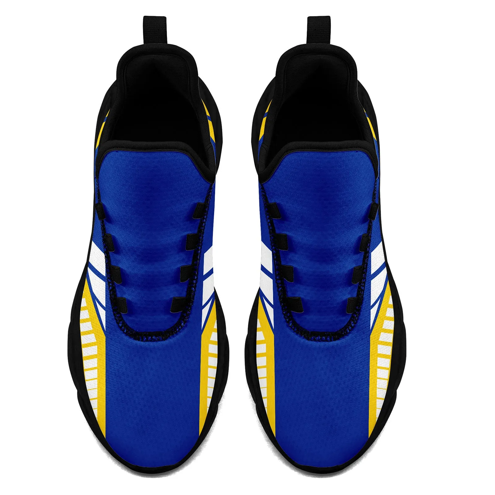 Custom Blue Yellow Los Angeles Maxsoul Shoes Personalized Sneaker FN003-D020325-15