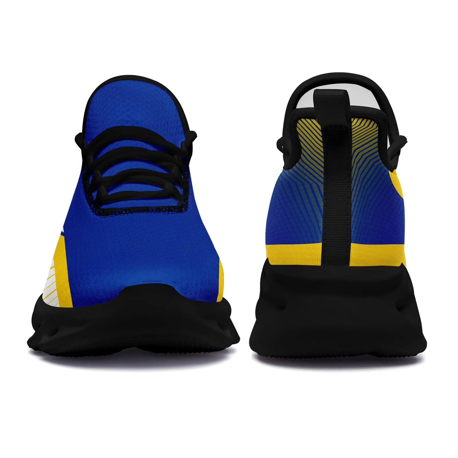 Custom Blue Yellow Los Angeles Maxsoul Shoes Personalized Sneaker FN003-D020325-15