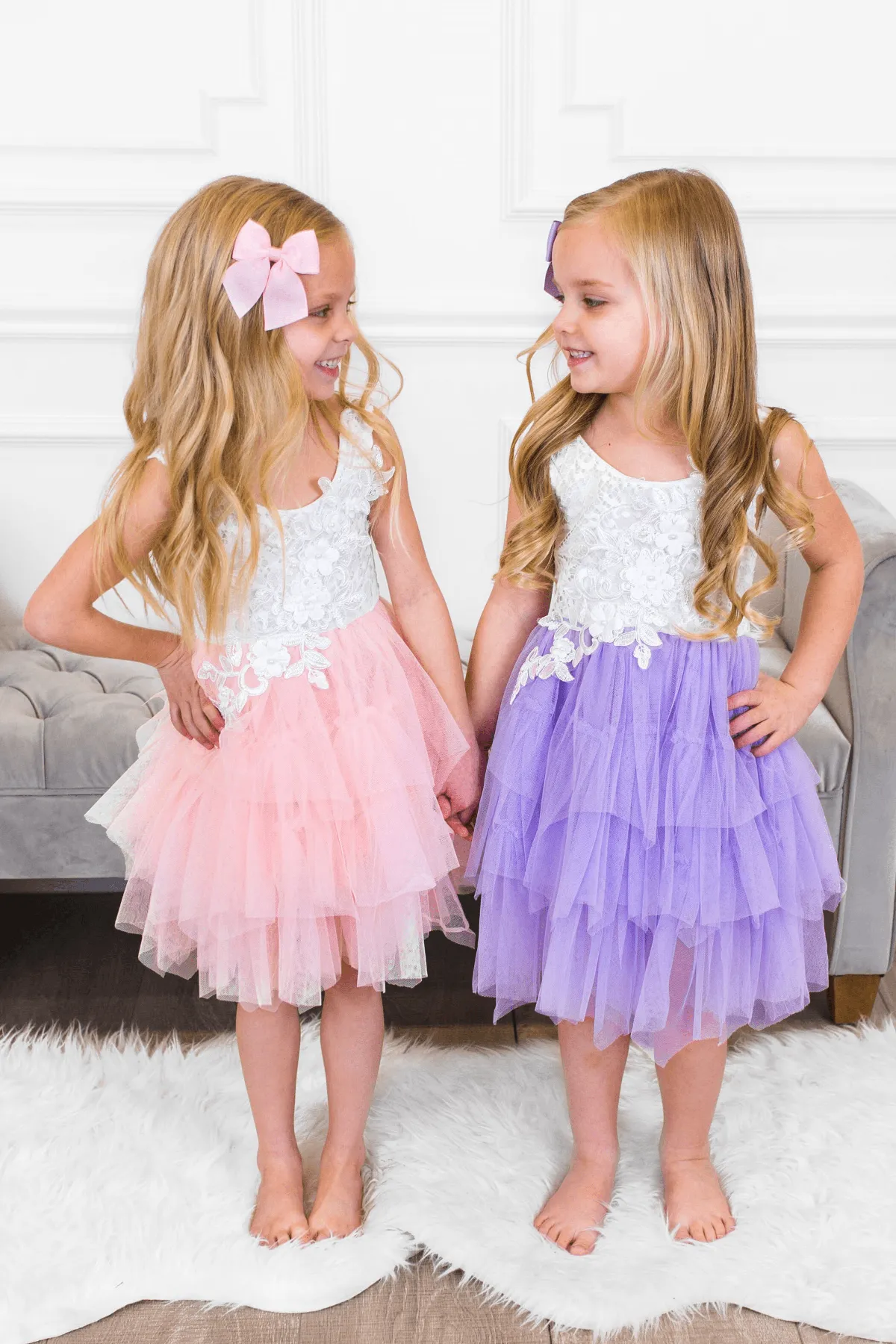 Deluxe Lavender Tank Tulle Dress