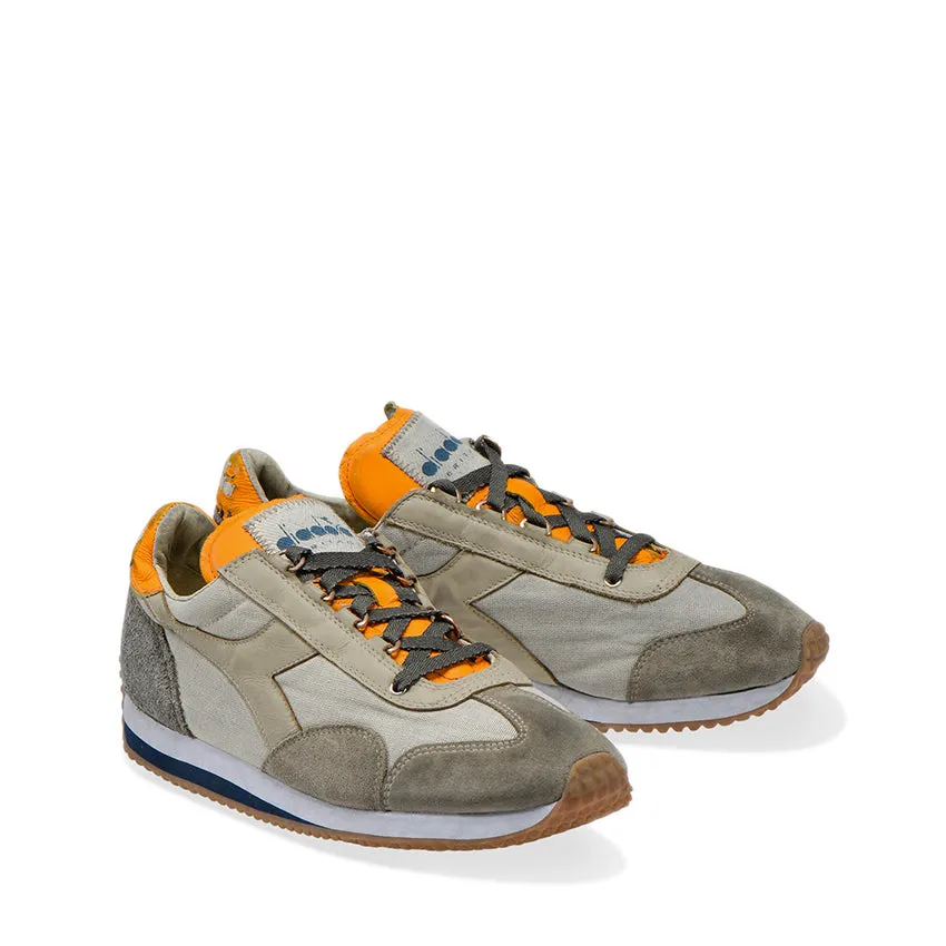 DIADORA HERITAGE SNEAKERS EQUIPE H DIRTY STONE WASH EVO 201.174736 01 75018 GRAY OAT