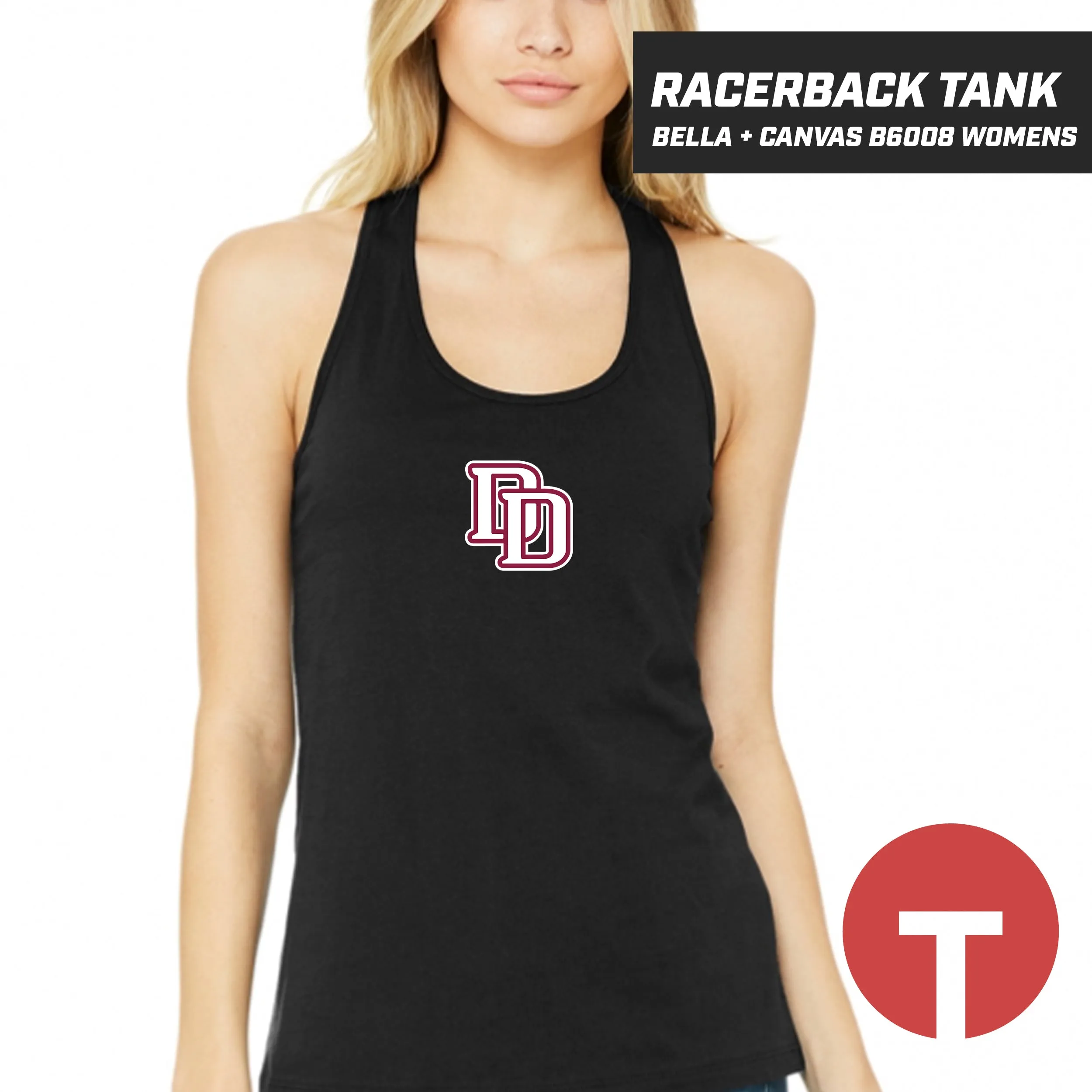 Dirt Donkeys - Bella   Canvas B6008 Women's Jersey Racerback Tank