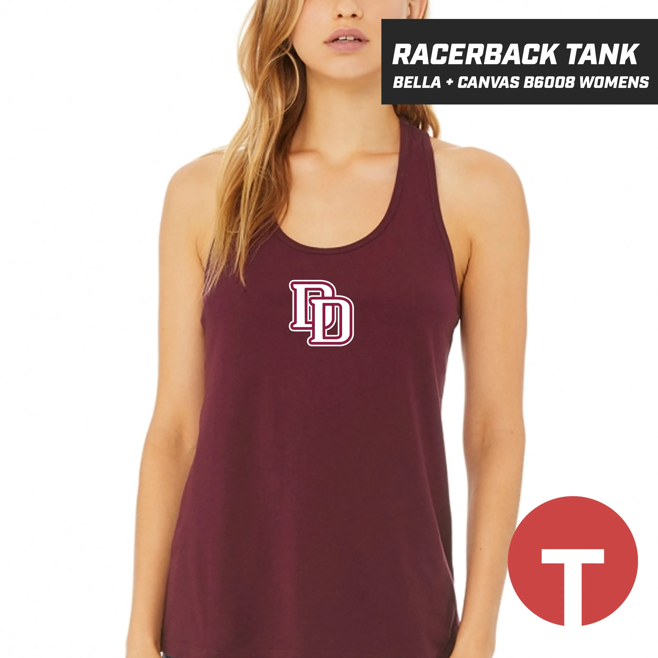 Dirt Donkeys - Bella   Canvas B6008 Women's Jersey Racerback Tank