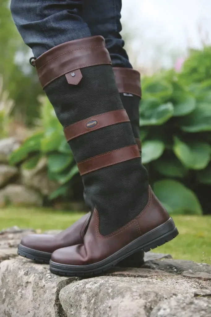 DUBARRY Galway ExtraFit™ Country Boots - Black & Brown