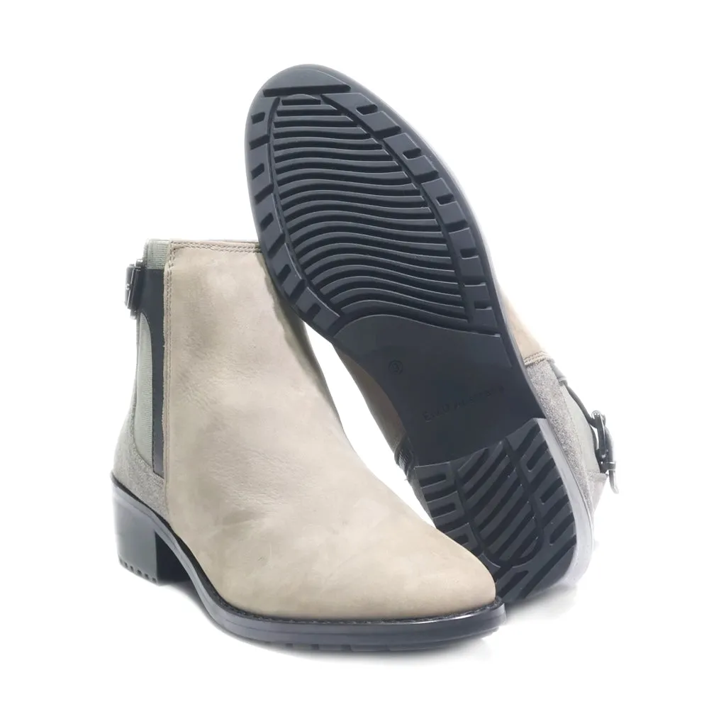 Emu Australia Ankle Boots Leather Grey Colour For Women