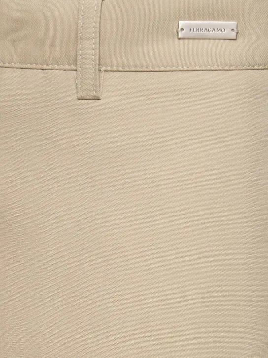 Ferragamo   Cotton canvas pants 