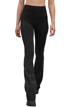 FLARED LEGGINGS - Black