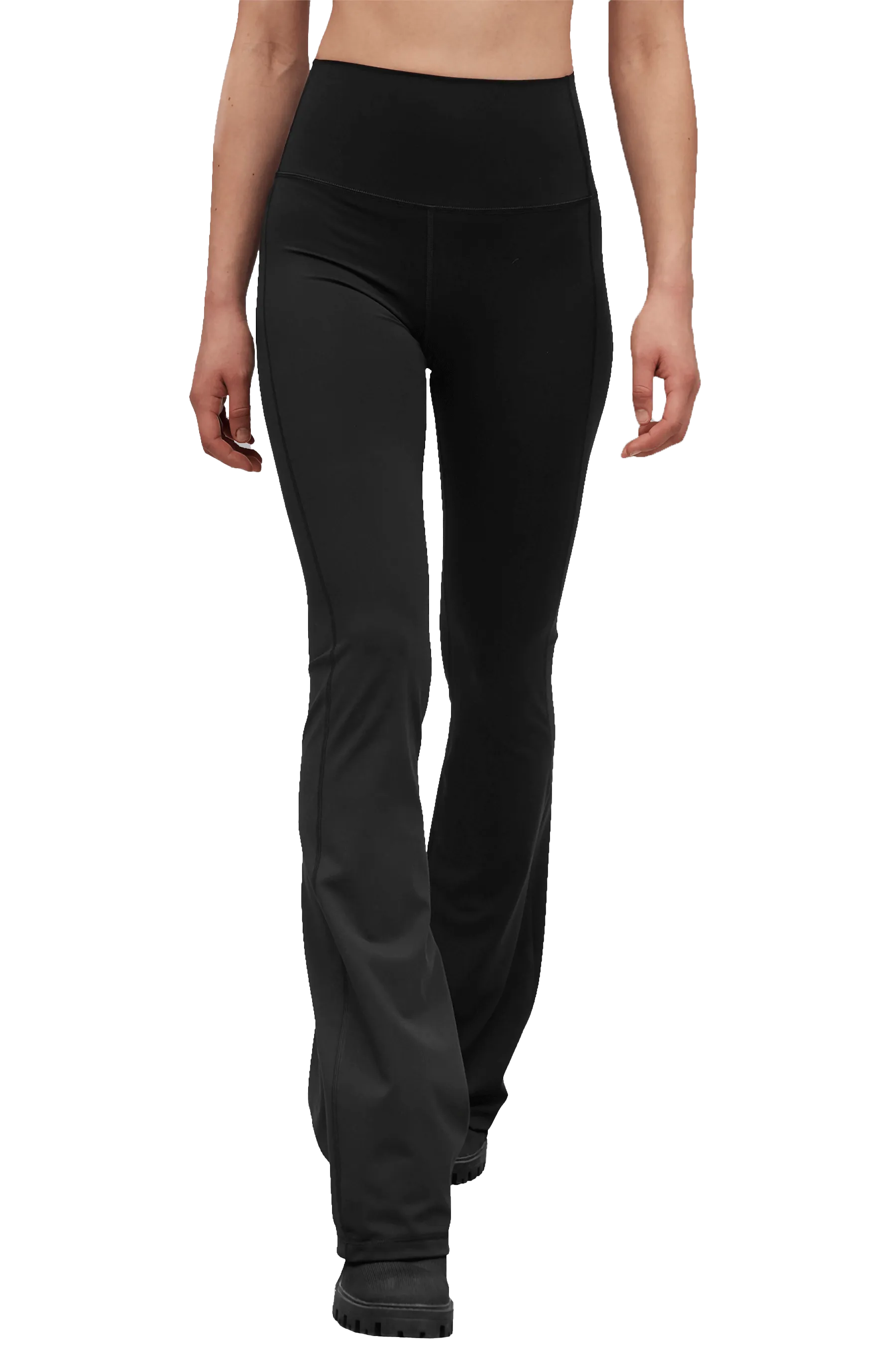 FLARED LEGGINGS - Black