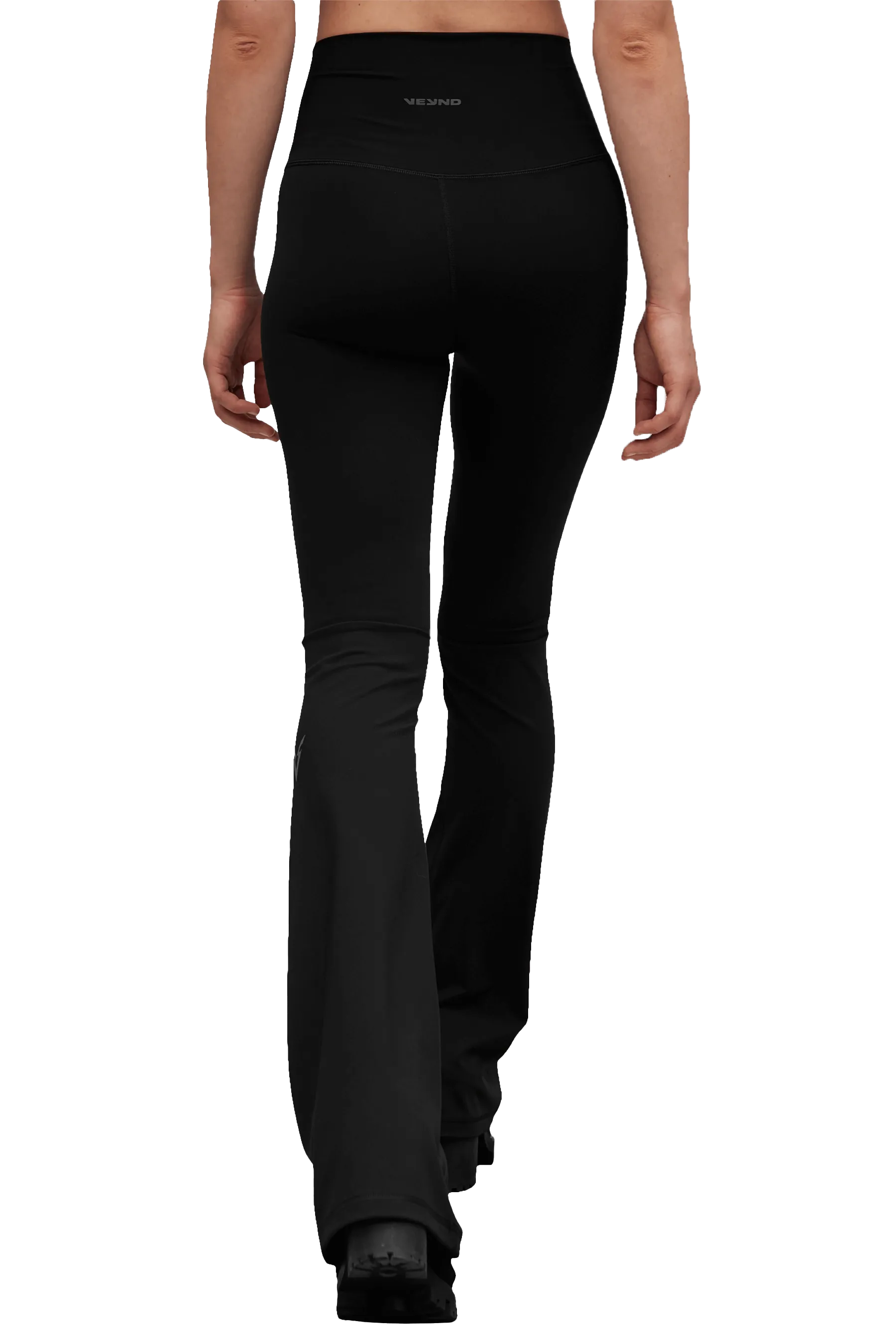 FLARED LEGGINGS - Black