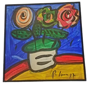 Flower Bouquet 87 Original Oil Painting by Peter Keil