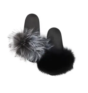 Fox Fur Slides