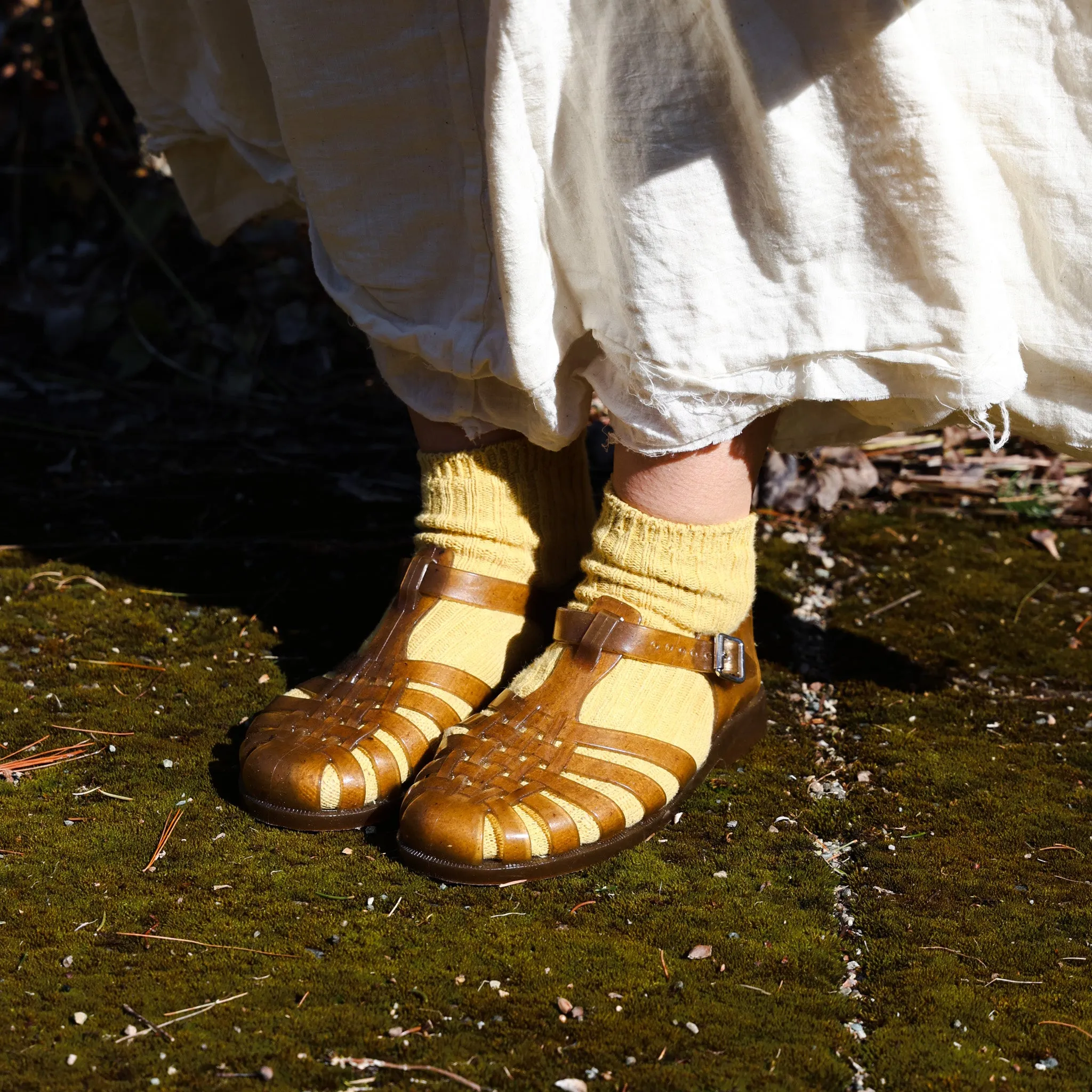 French Hemp Jelly Sandals