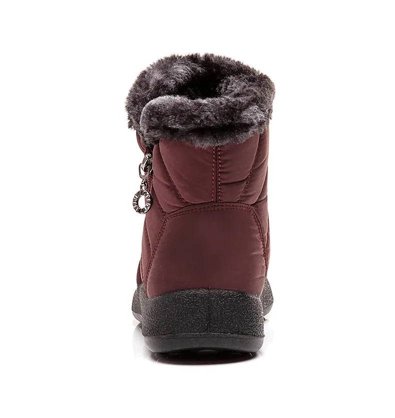 Fur Lined Snow Boots Women Outdoor Orthopedic Shoes